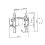 Držiak TV GEMBIRD WM-42T-02, 23"-42" (30 kg), naklápací