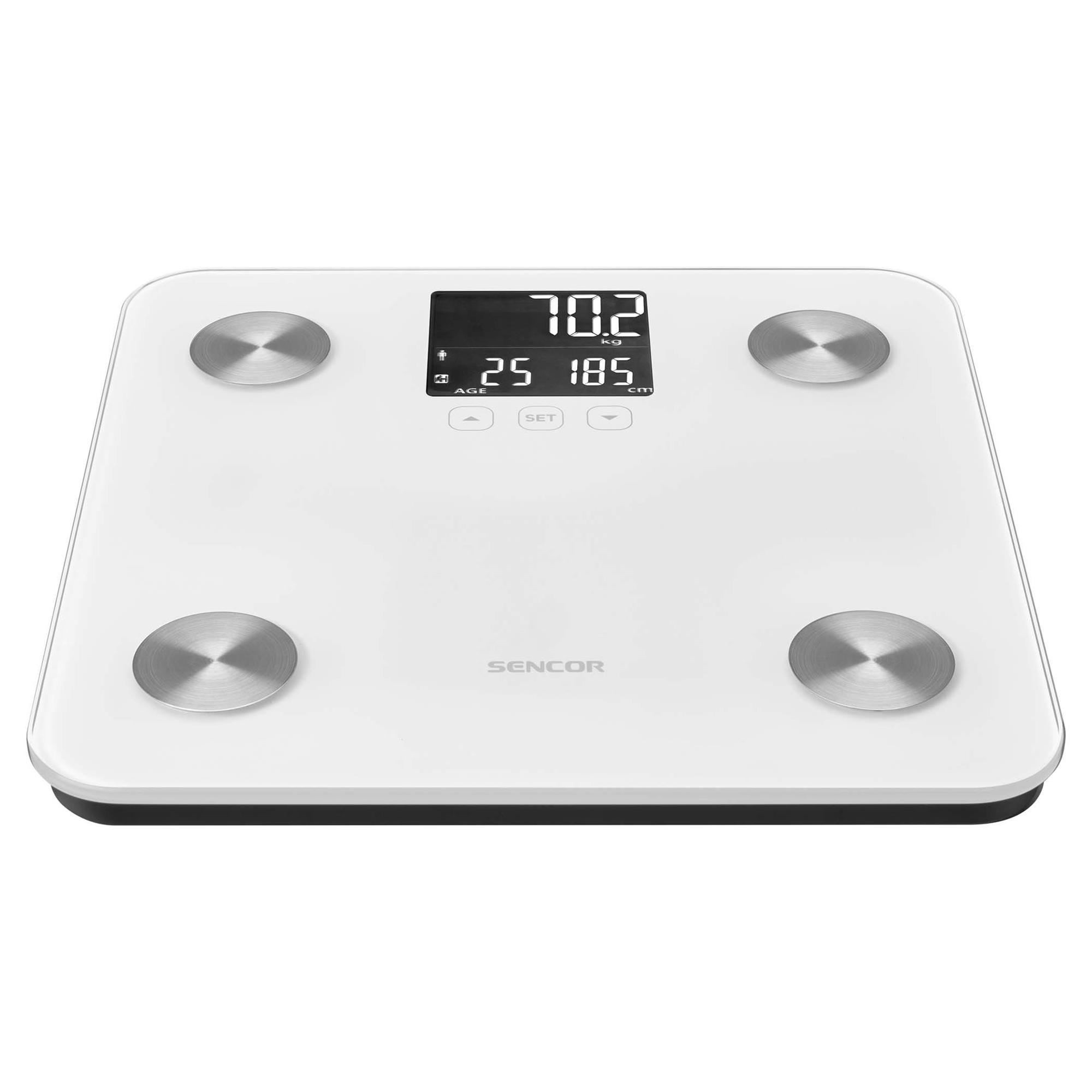DTM Sencor SBS 6025WH Digitální osobní váha 180 kg, bílá