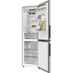 DTV Candy CNCQ2T618CX Volně stojící kombinovaná lednička Fresco 300, 235/120 l, nerez