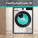 DTV Gorenje DG48C Voľne stojaca sušička s predným plnením a tepelným čerpadlom, 8 kg