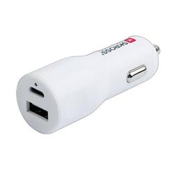 Duálna nabíjačka do auta SKROSS USB A+C, 20 W PD