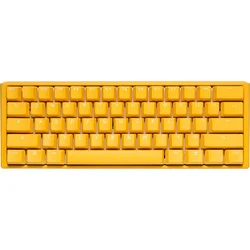 Ducky One 3 Yellow Mini herní klávesnice, RGB LED - MX-Clear (US)