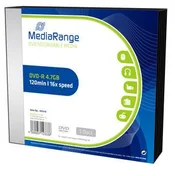 DVD-R MediaRange 4,7GB 16x slimcase (5pack)