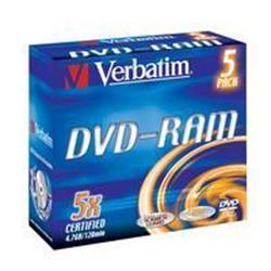 DVD-RAM VERBATIM 4,7GB 5x (non-cartridge) 1 kus