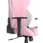 DXRacer GLADIATOR ružová a biela (látka)