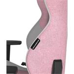 DXRacer GLADIATOR ružová a biela (látka)