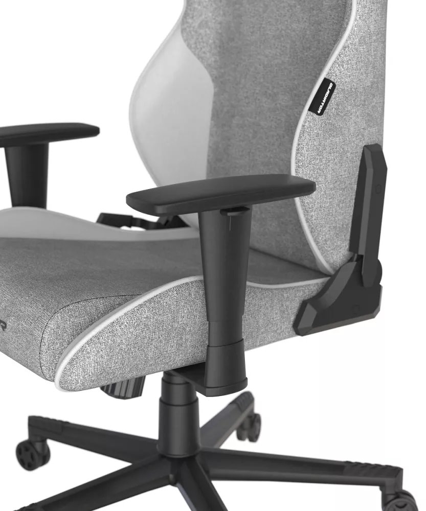 DXRacer GLADIATOR šedá a biela (látka)