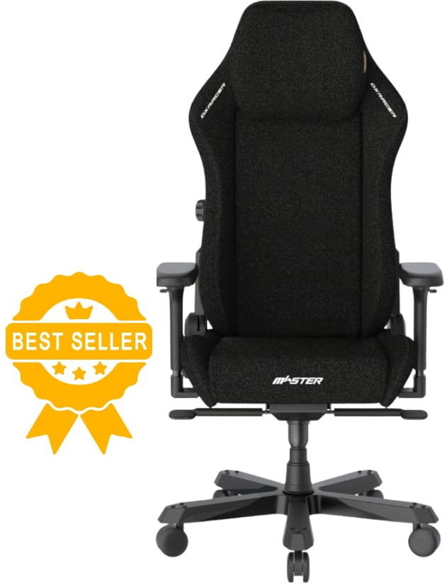 DXRacer Master, tmavě šedá, látková
