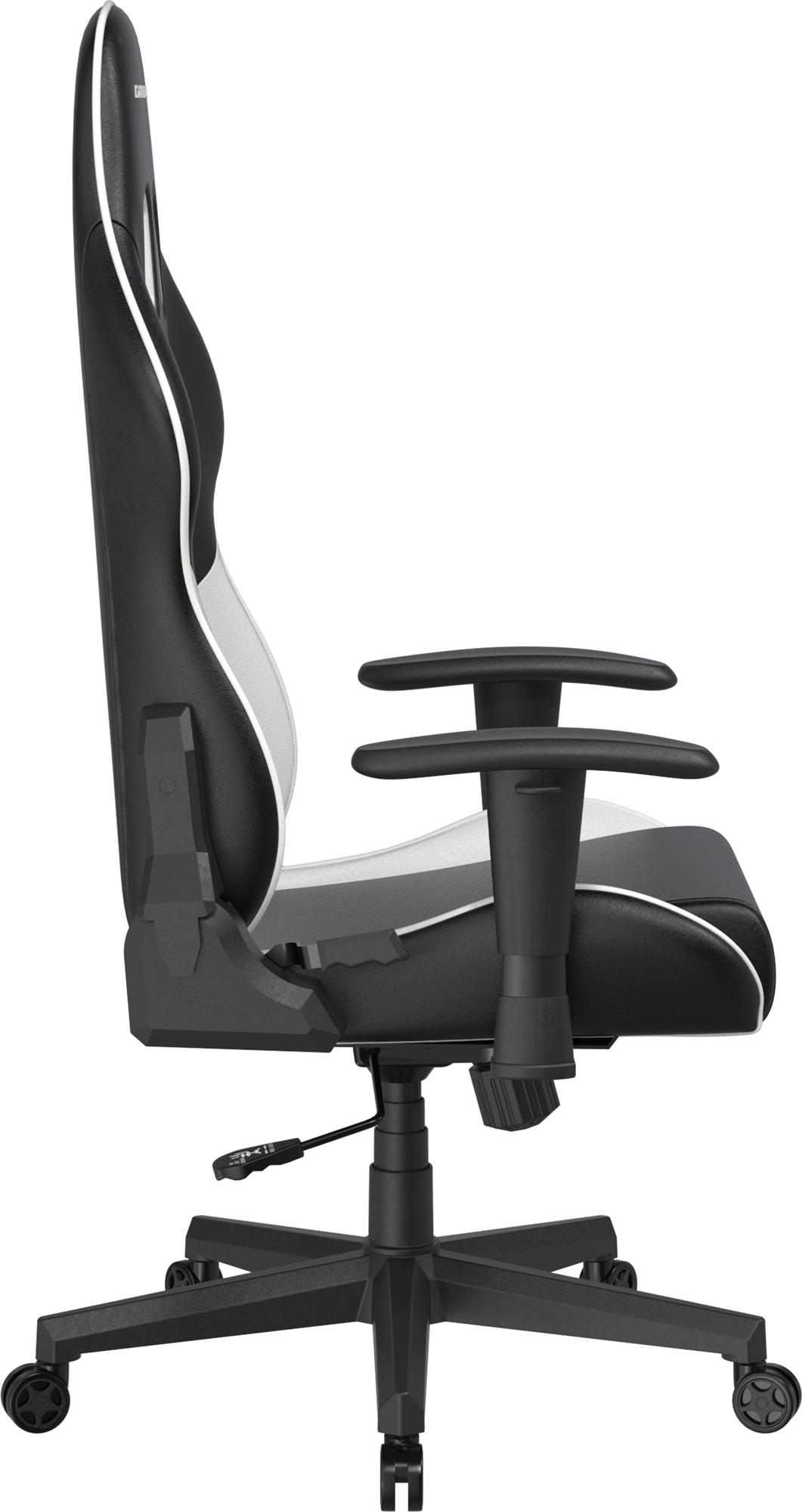 DXRacer Prince, černo-bílá, koženka