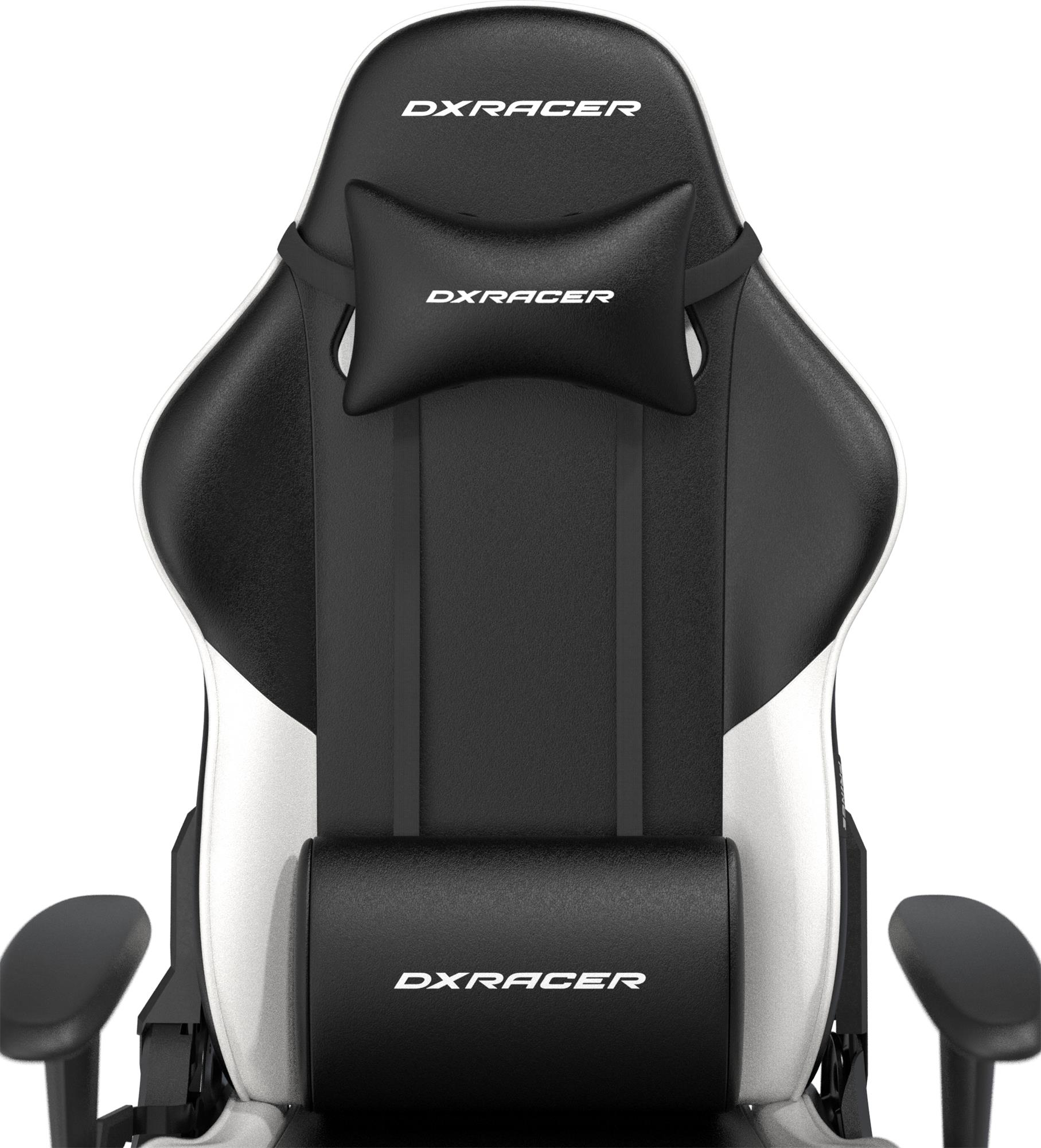 DXRacer Prince, černo-bílá, koženka