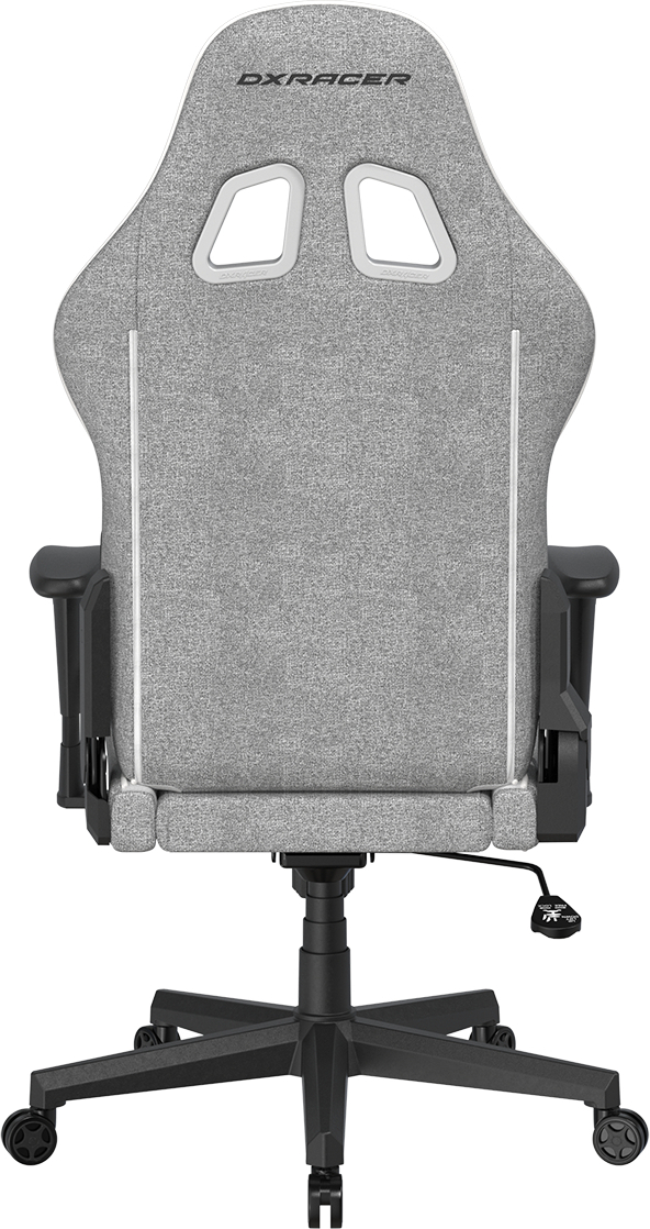 DXRacer Prince, šedo-bílá, látková
