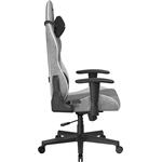 DXRacer Prince, šedo-bílá, látková