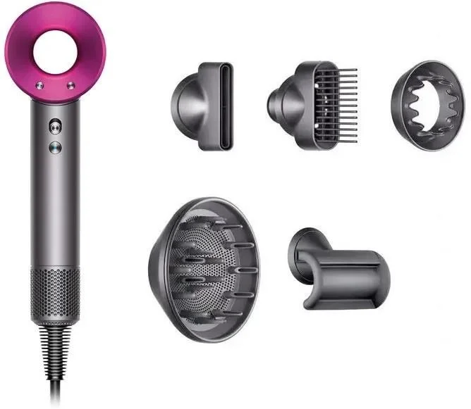 Dyson Supersonic HD07 sivá/fuchsiová