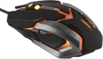 E-blue Auroza Gaming Myš drátová, černá, 4000DPI