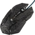 E-blue Auroza Gaming Myš drátová, černá, 4000DPI