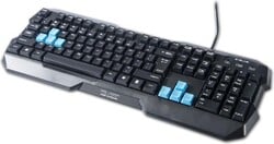 E-blue Polygon klávesnice drátová (USB) US, černá, DOPRODEJ