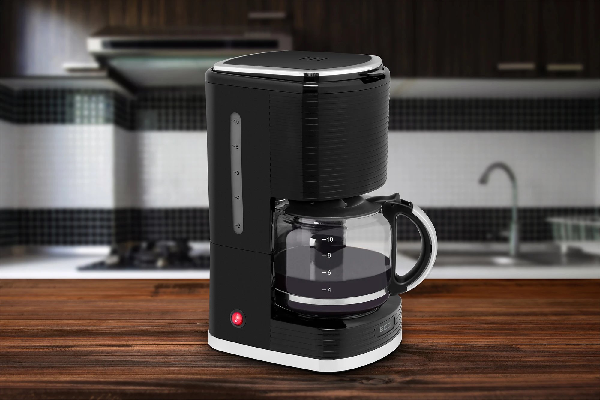 ECG KP 2150, černý/nerez