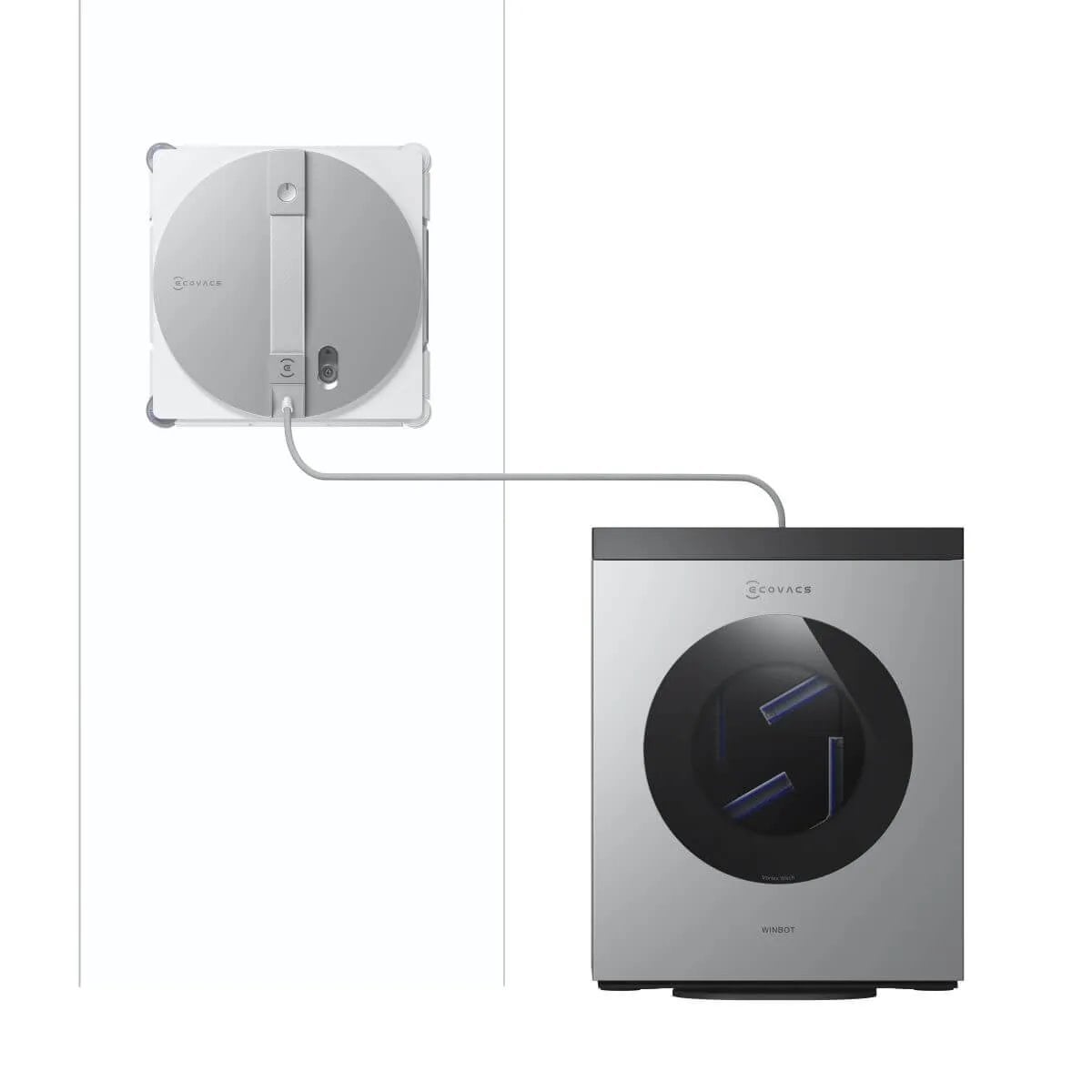 Ecovacs Winbot W3 Omni, stříbrná