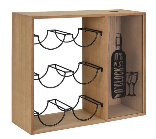 EH Stojan na víno HOMESTYLING s korkovým podnosom