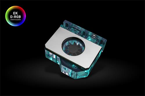 EK Water Blocks indikátor průtoku Scalar Bottom-To-Top D-RGB - nikl