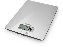 Eldonex SteelGlass kuchynská váha, 5 kg, sklo + nerez EKS-2030-SS