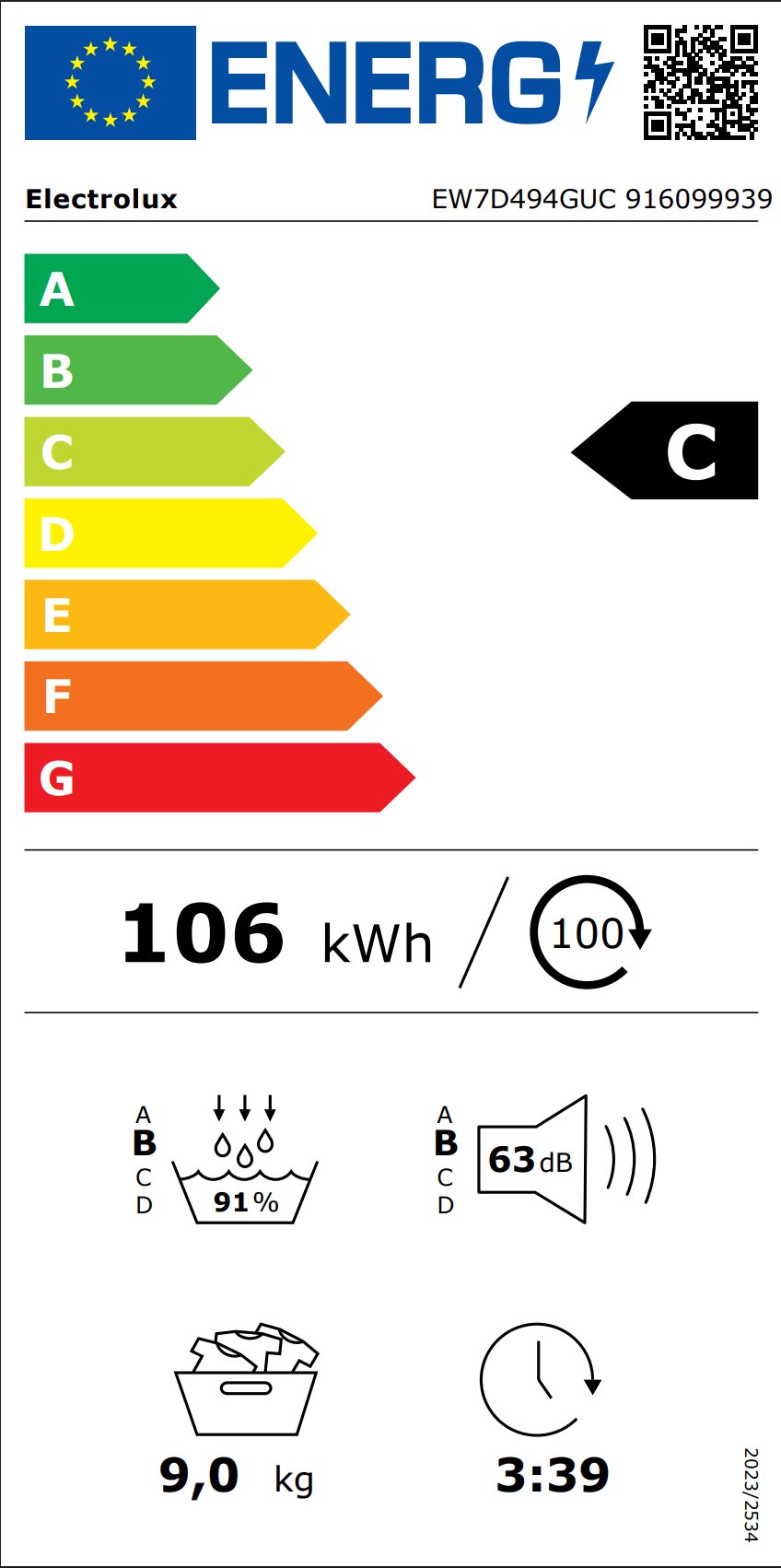 Electrolux EW7D494GUC
