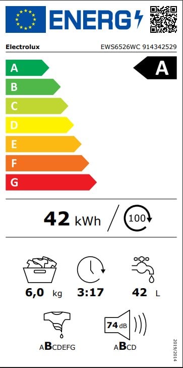 Electrolux EWS6526WC