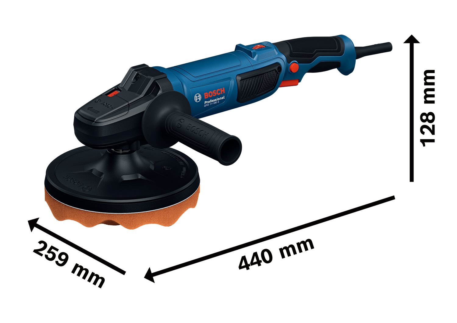Elektrická leštička Bosch GPO 11-180 S (0.601.3A2.300)