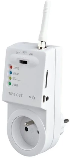 ELEKTROBOCK GSM zásuvka s možností regulace teploty TS11 GST