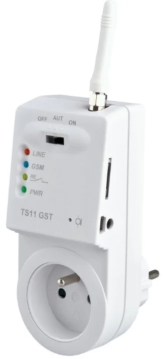ELEKTROBOCK GSM zásuvka s možností regulace teploty TS11 GST