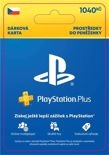 Elektronická peňaženka PlayStation Store CZ - kredit 1040 Kč