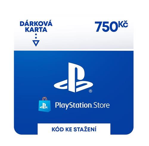 Elektronická peňaženka PlayStation Store CZ - kredit 750 Kč