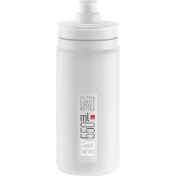 Elite Fly, 550ml - bílá/šedé logo E01604309 - Příslušenství na kolo - Košíky na lahve, bidony