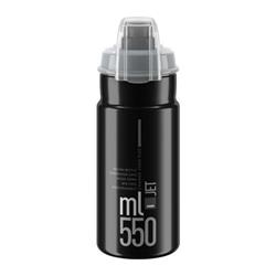 Elite Jet, 550ml - černá/šedé logo E0190409 - Příslušenství na kolo - Košíky na lahve, bidony