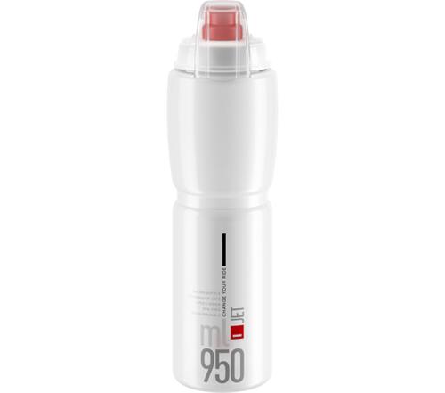 ELITE láhev JET PLUS 23'  čirá/červené logo, 950 ml