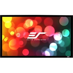 ELITE SCREENS 120" (304,8 cm)/ 16:9/ 149,3 x 265,5 cm/ Zisk 1,1/ Čierny rám 6 cm