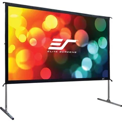 ELITE SCREENS mobilné vonkajšie plátno na statíve 135" (342,9 cm)/ 16:9/ 168,1 x 299 cm/ hliník/ predná a zadná projekcia
