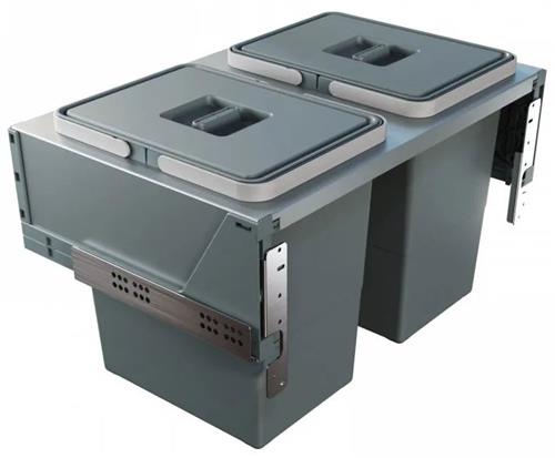 Elletipi Vstavaný odpadkový kôš BLOCK U-SINK 2.0, 18 18 l, 60 cm