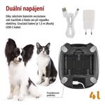 EMOS GoSmart dávkovač krmiva Pet Care s kamerou, 4 l, černý, Wi-Fi