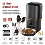 EMOS GoSmart dávkovač krmiva Pet Care s kamerou, 4 l, čierny, Wi-Fi