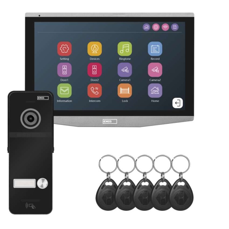 EMOS GoSmart Sada domácího videotelefonu EMOS IP-750A s WiFi