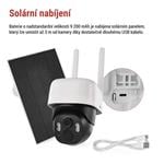 EMOS GoSmart Venkovní bateriová kamera IP-1200 WASP s WiFi a solárním panelem