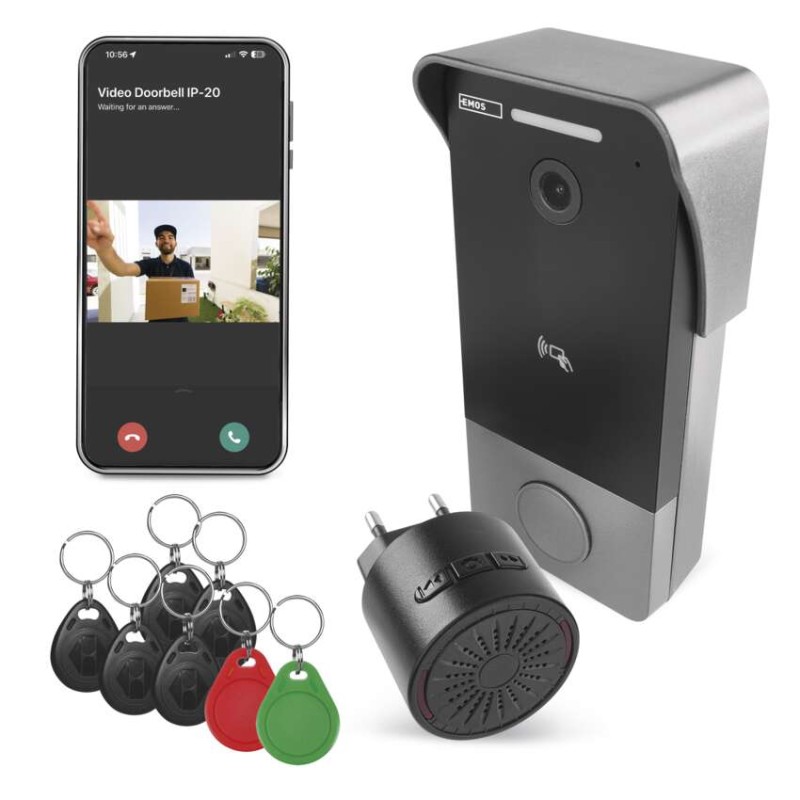 EMOS GoSmart videozvonek IP-20PoE