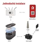EMOS GoSmart vodní fontána Pet Care, 2,6 l, šedá, Wi-Fi