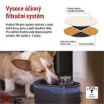 EMOS GoSmart vodní fontána Pet Care, 2,6 l, šedá, Wi-Fi