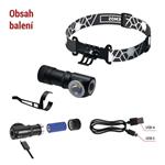 EMOS LED nabíjecí čelovka P3544, 500 lm, 120 m, Li-Ion 800 mAh