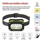 EMOS LED nabíjecí čelovka P3545, 175 lm, 50 m, Li-Pol 800 mAh