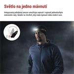 EMOS LED nabíjecí čelovka P3545, 175 lm, 50 m, Li-Pol 800 mAh
