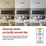 EMOS LED přisazené svítidlo ILVI, kruhové 30W, stmívání+CCT, černá+champagne