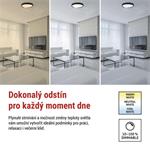 EMOS LED přisazené svítidlo ILVI, kruhové 45W, stmívání+CCT, černá+champagne